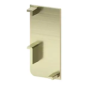 Embout de rail pour plan de travail laiton Caraway Innovo GoodHome vendu par 2