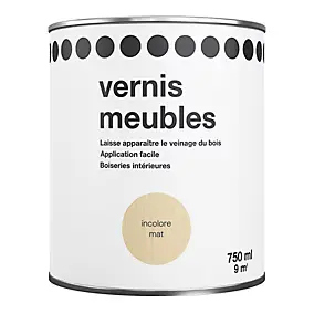 Vernis pour meubles incolore mat 750ml