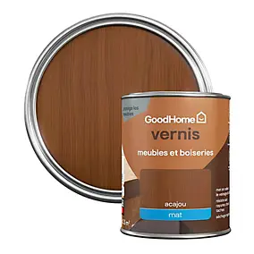 Vernis meubles et boiseries GoodHome mat acajou 250 ml