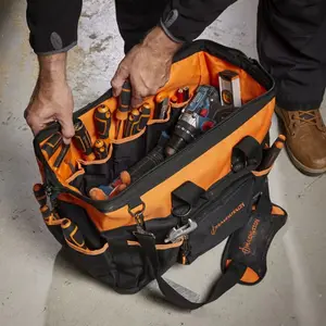 Sac à outils avec base rigide - H. 32 x L. 50 x l. 26 cm