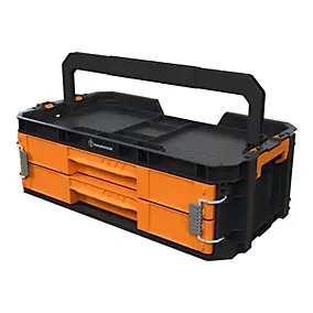 Boîte à outils vide avec tiroir en plastique Magnusson Stakkur 54 cm