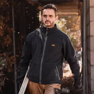 Veste en polaire "KARKER" noire taille XL