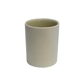 Gobelet de salle de bain céramique sable Lassane GoodHome