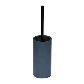Brosse WC et support en céramique bleu nuit Lassane GoodHome