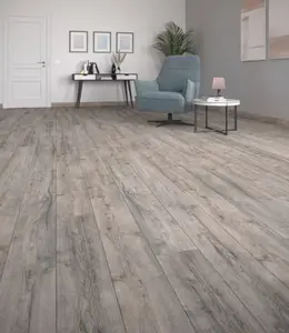 Sol stratifié "Saloon" couleur imitation bois naturel - Ep. 8MM AC4