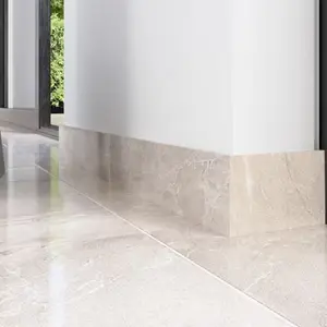 Plinthe pour carrelage de sol intérieur "Tobias" beige - l. 7 x L. 48 cm