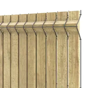 Kit lames bois recoupable H. 153 cm