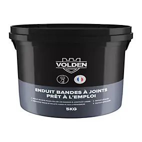 Enduit bande à joint en poudre prêt à l'emploi seau 5 Kg Volden