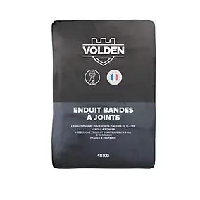 Enduit pour bande à joint en poudre sac de 15 Kg Volden