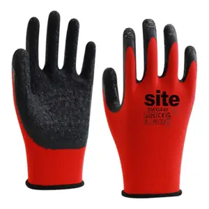 Gants universel anti-dérapant rouge T.9