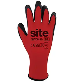 Gants en maille à revêtement latex Site Taille 9 (L)