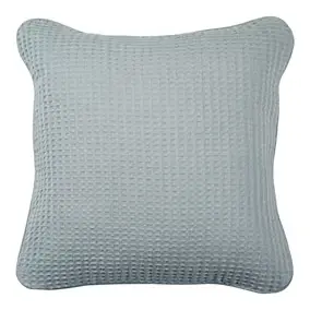 Coussin nid d'abeille vert d'eau Goodhome