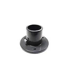 Platine pour poteau de grillage ⌀ 3 x P.12 cm gris