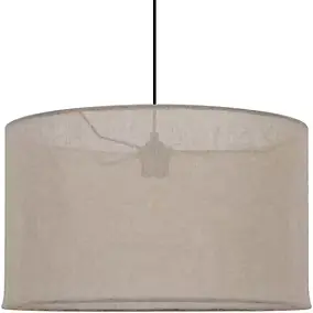 Abat-jour pour suspension en lin beige Ø48cm GoodHome Bluebill
