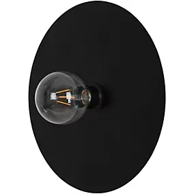 Applique murale en métal noir E27 Ø28.5cm GoodHome Riflebird