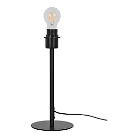 Pied de lampe à poser noir E27 Ø15 x H.33cm 25W GoodHome Willet