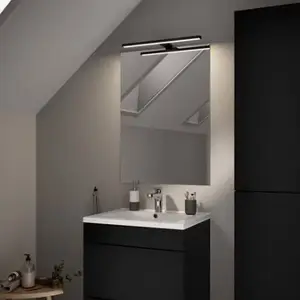 Applique Miroir Led 50 cm noir