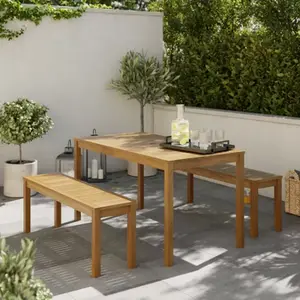 Banc en acacia "LEOTIS" - L. 124 x P. 34 x H.45 cm