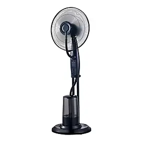 Ventilateur brumisateur 40 cm 3 vitesses noir