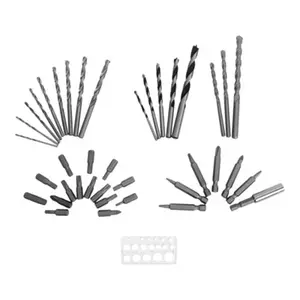 Coffret 40 pièces forets et embouts de vissage bois métal béton avec mallette