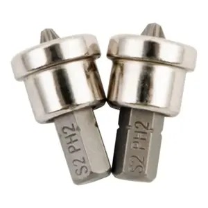 Lot de 2 embouts de vissage PH2 acier S2 25 mm