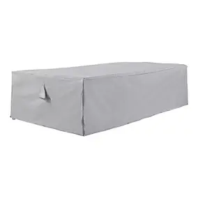 Housse de protection GoodHome pour table rectangle H.60cm gris