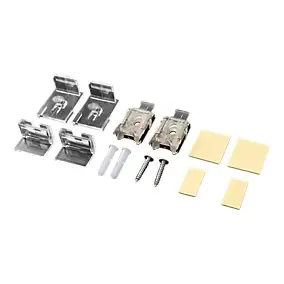 2 fixations universelles 3en1 pour store enrouleur Nisis gris GoodHome