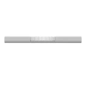 Tringle à rideau coudée Anafi métal blanc Ø19mm GoodHome