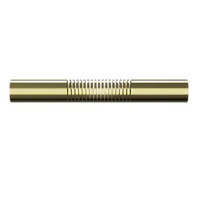 Tringle à rideau coudée Elasa effet laiton doré Ø28mm GoodHome