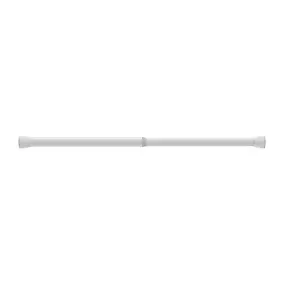 Tringle à rideaux extensible Anafi GoodHome blanc mat L.60/90cm