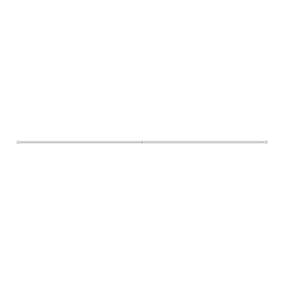 Tringle à rideaux extensible Anafi GoodHome blanc mat L.200/330cm
