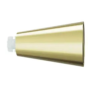 Embout cône pour barre à rideau Easy-Fit Elasa métal doré Ø19mm GoodHome