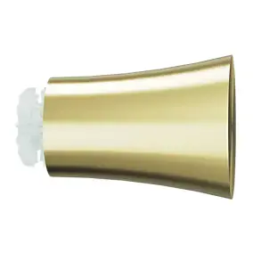 Embout cône pour barre à rideau Easy-Fit Elasa métal doré Ø28mm GoodHome