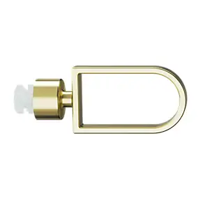 Embout arche pour barre à rideau Easy-Fit Elasa métal doré Ø19mm GoodHome