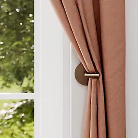 Embrasse Kozani petit modèle métal marron L.3cm GoodHome