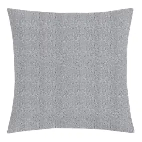 Housse de coussin effet flanelle Dumi gris l.60 x L.60cm GoodHome