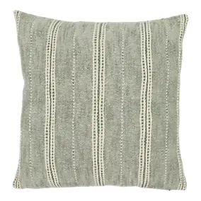 Housse de coussin jacquard Deesa vert kaki clair l.45 x L.45cm GoodHome