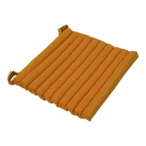 Galette de chaise Matzo marron pécan l.40 x L.40cm GoodHome