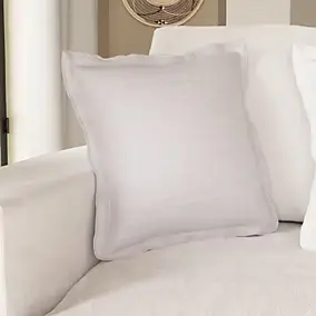 Housse de coussin en lin Ambala beige l.45 x L.45cm GoodHome