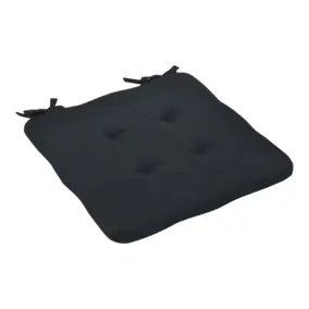 Galette de chaise 1px noir l.38 x L.38cm