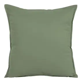 Housse de coussin Hiva vert kaki clair l.45 x L.45cm GoodHome