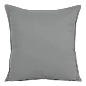 Housse de coussin Hiva gris l.60 x L.60cm GoodHome