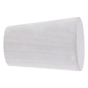 Embout cône pour barre à rideau Chalki bois de frêne blanc Ø28mm GoodHome