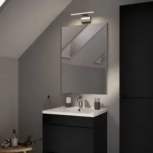 Applique Led miroir 30 cm chrome