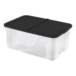 Boîte de rangement avec couvercle 41L