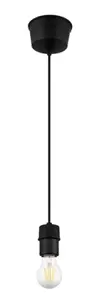 Monture plastique noir H. 110 cm