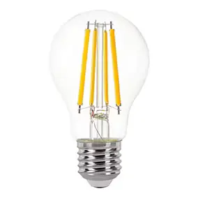 Ampoule LED E27 A60 filament transparent 806 lm blanc chaud 3,8W grade A Jacobsen