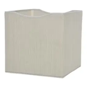 Boîte de rangement carrée en velours Mixxit coloris beige