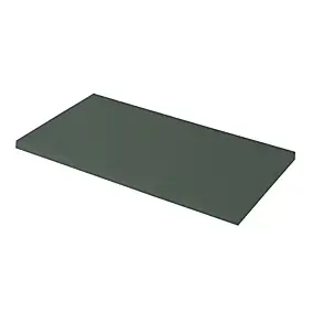 Plan de toilette vert mat L.80,4 x l.45,2 x ép.2,8 cm, GoodHome Perma