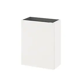 Meuble lave mains suspendu l.44 x H.55 x P.23 cm, blanc mat, GoodHome Imandra